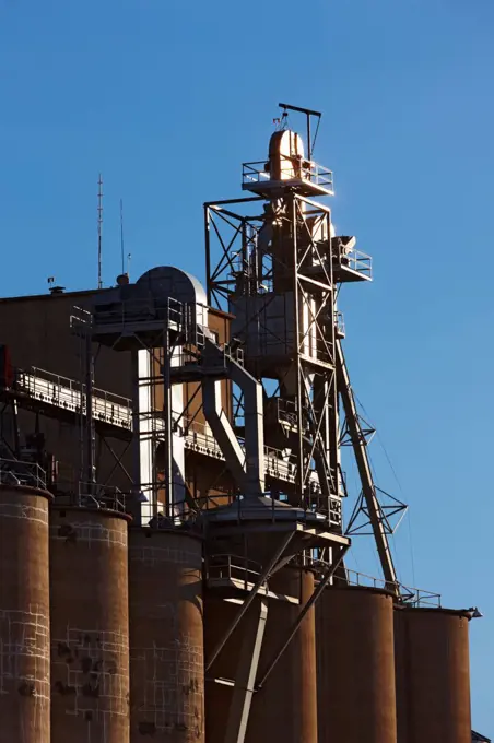 Upper Aspect of a Grain Elevator