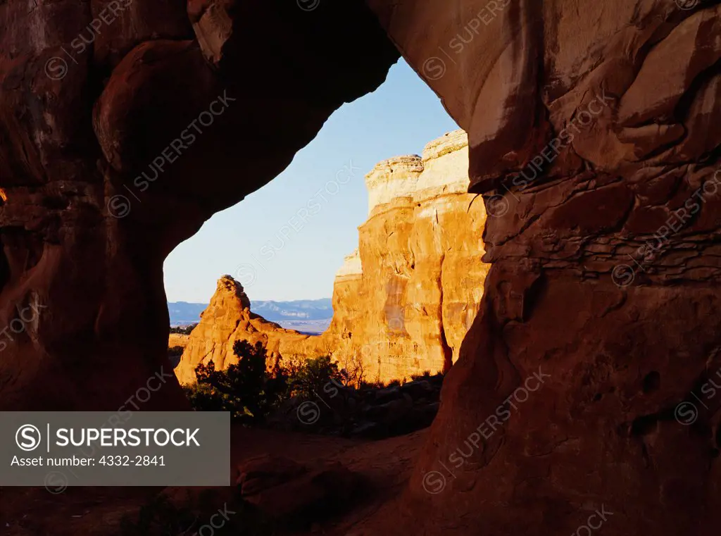 Crystal Arch, backcountry of Arches National Park, Utah.