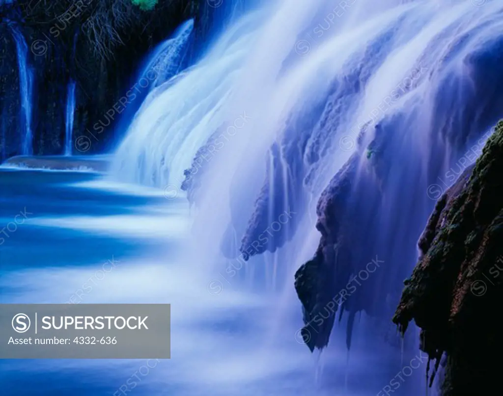 Navajo Falls, Havasu Canyon of the Grand Canyon, Havasupai Reservation, Arizona.