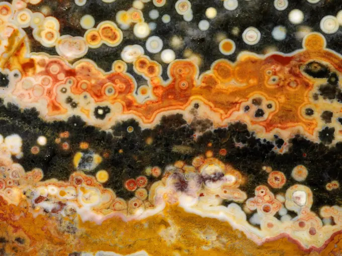 Slab of Ocean Jasper found on the near the village of Marovato on northwest coast of Madagascar.