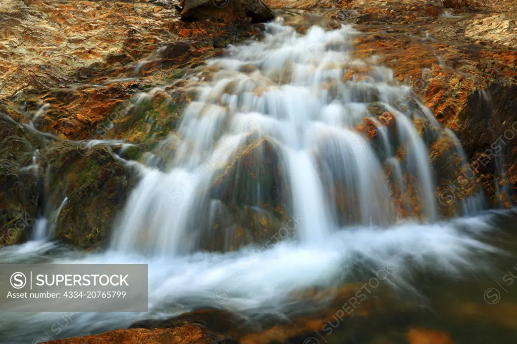 Waterfall on the Big Beaver River in Ross Lake National Recreation Area in Washingtons North Cascades