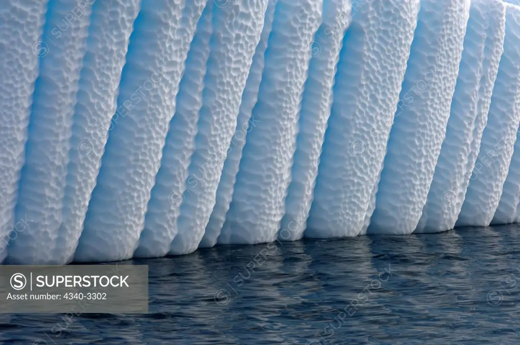 Antarctica, Antarctic Peninsula, Close-up of iceberg floating of ...