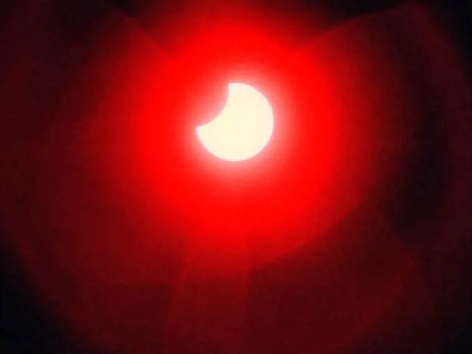 Red Sun in Eclipse