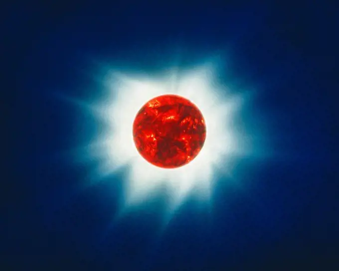 Composite of Sun and Solar Eclipse