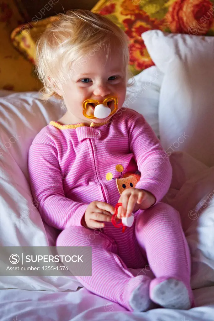 Toddler with Pacifier