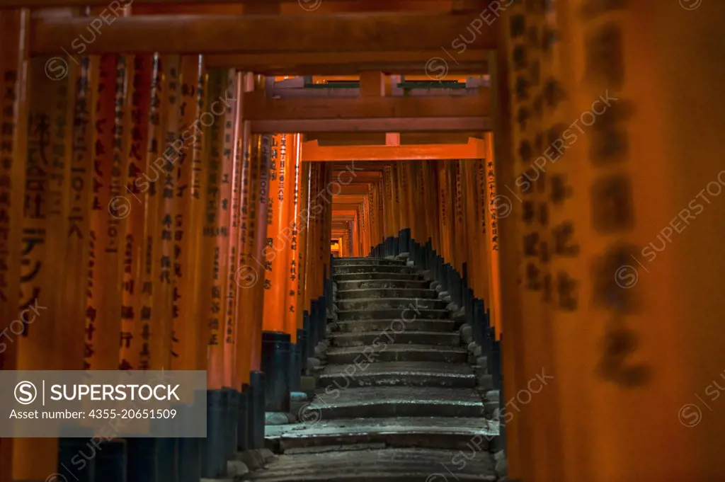 Fushimi Inari Taisha is the head shrine of Inari, located in Fushimi-ku, Kyoto, Japan.