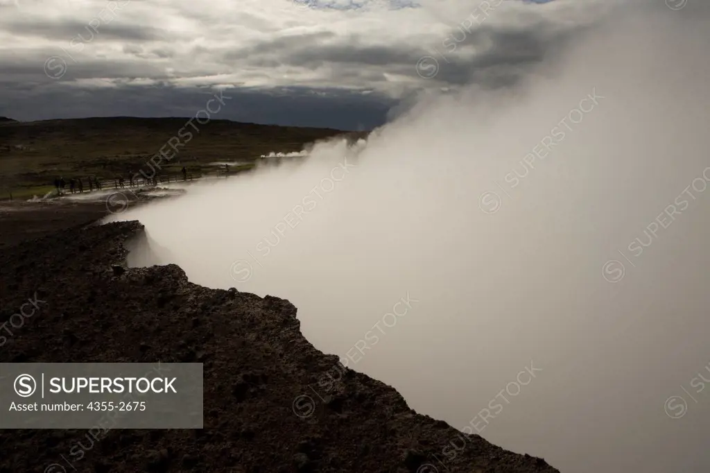 Iceland, Reykjanes peninsula, Reykjanes is peninsula and volcanic system situated at south-western end of Iceland, near capital of Reykjavik. peninsula is marked by active volcanism. There are numerous hot springs and sulphur springs in southern half of peninsula.