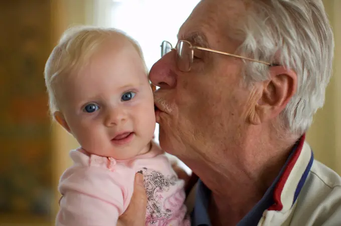 Grandfather and Granddaughter