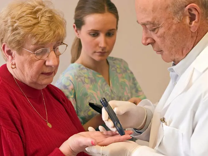 Taking Blood Sample