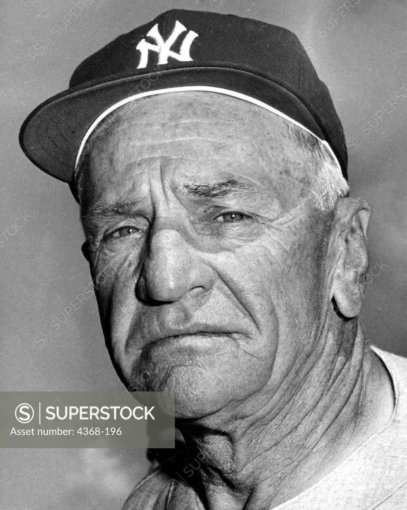 Portrait of Casey Stengel, New York Yankees Manager, 1955