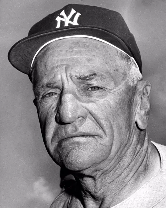 Portrait of Casey Stengel, New York Yankees Manager, 1955