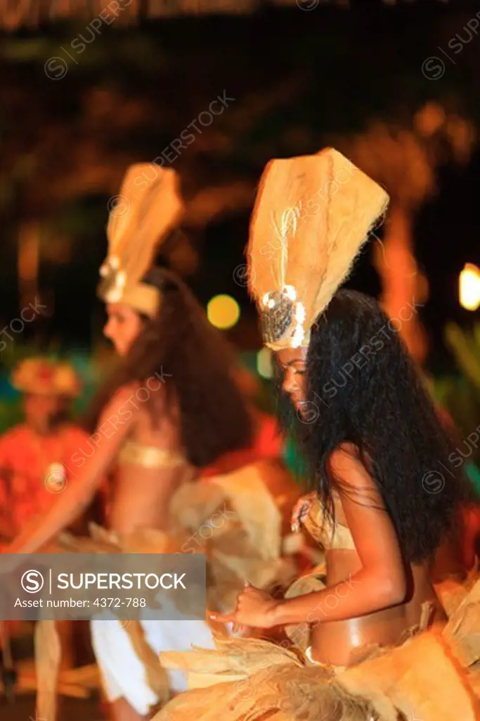 MR Tahitian Traditional Tamure Dance Show, Arue near Papeete, Tahiti Nui, Society Islands, French Polynesia, South Pacific