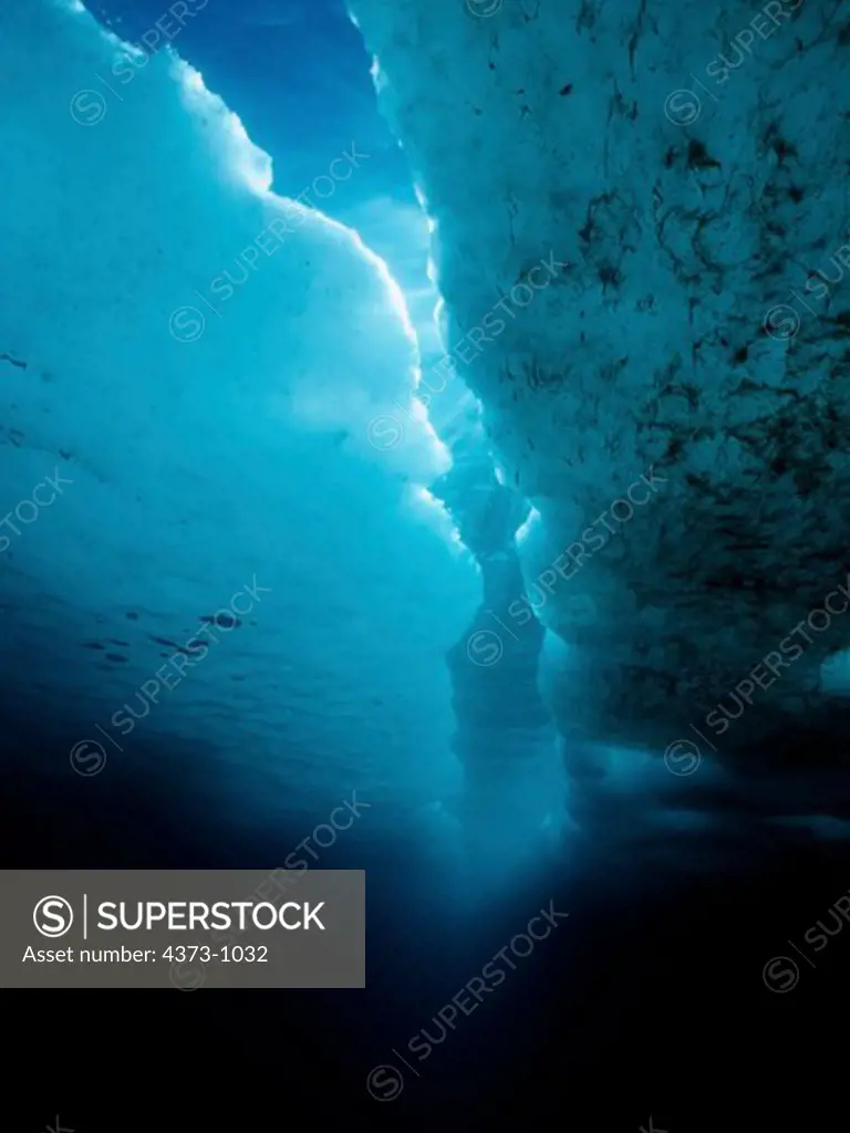 Ice Floes Splitting Apart