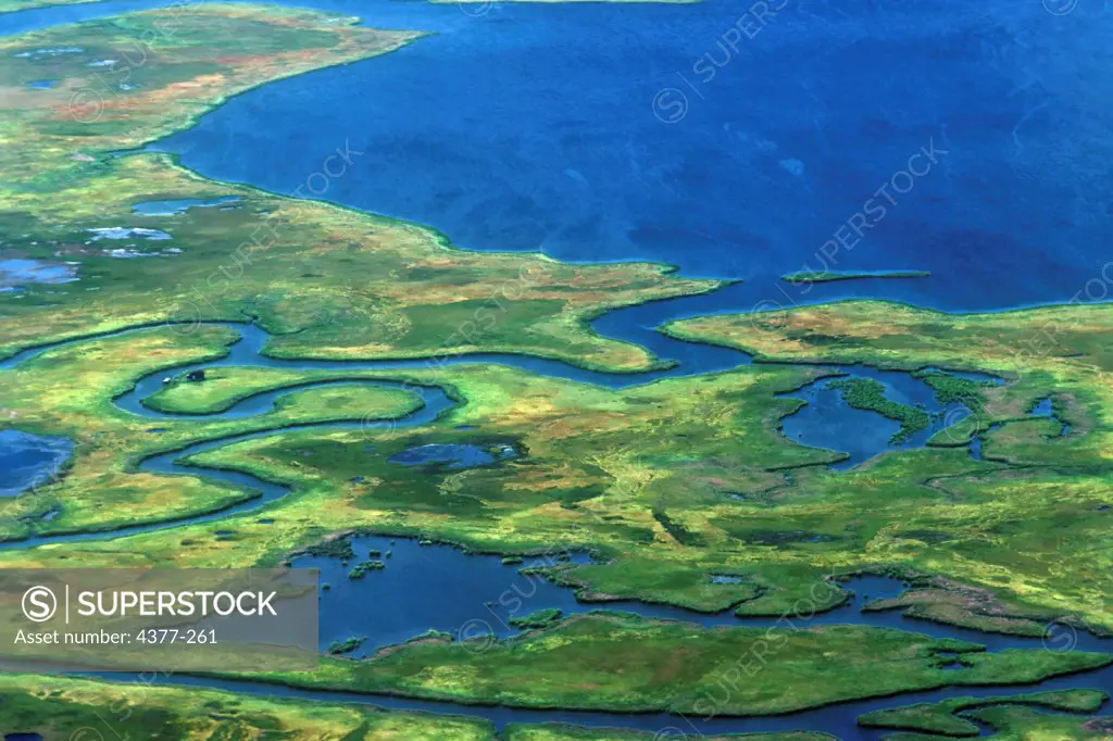 Aerial View of the Everglades National Park, Florida