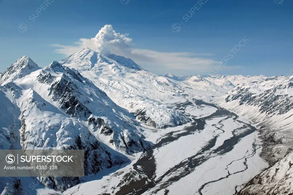 Redoubt Volcano Erupting