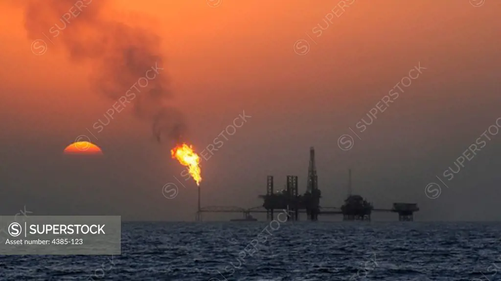 Oil Terminal in Persian Gulf