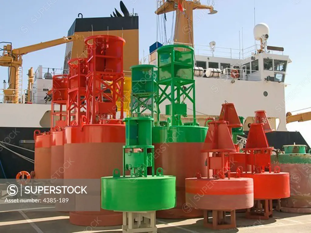 Red and Green Buoys