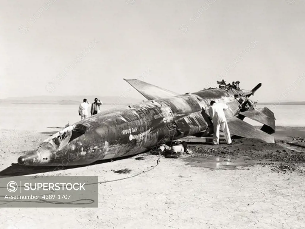 Crashed X-15