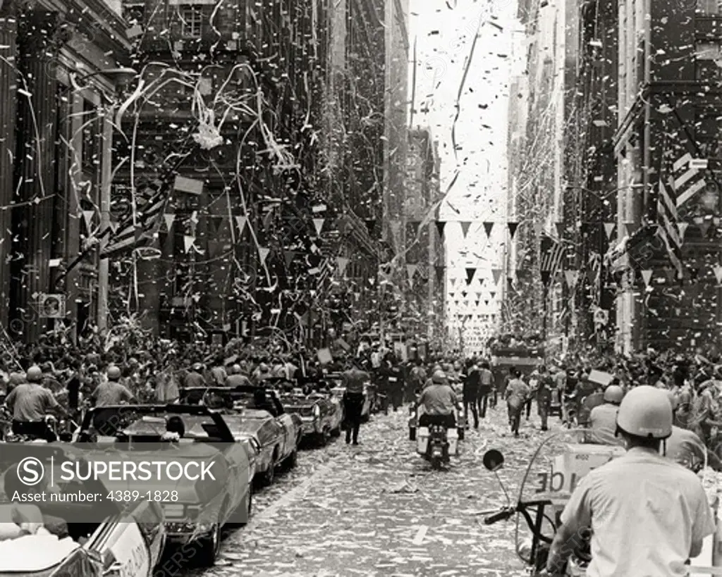 Ticker Tape Parade in Chicago for Apollo 11 Crew