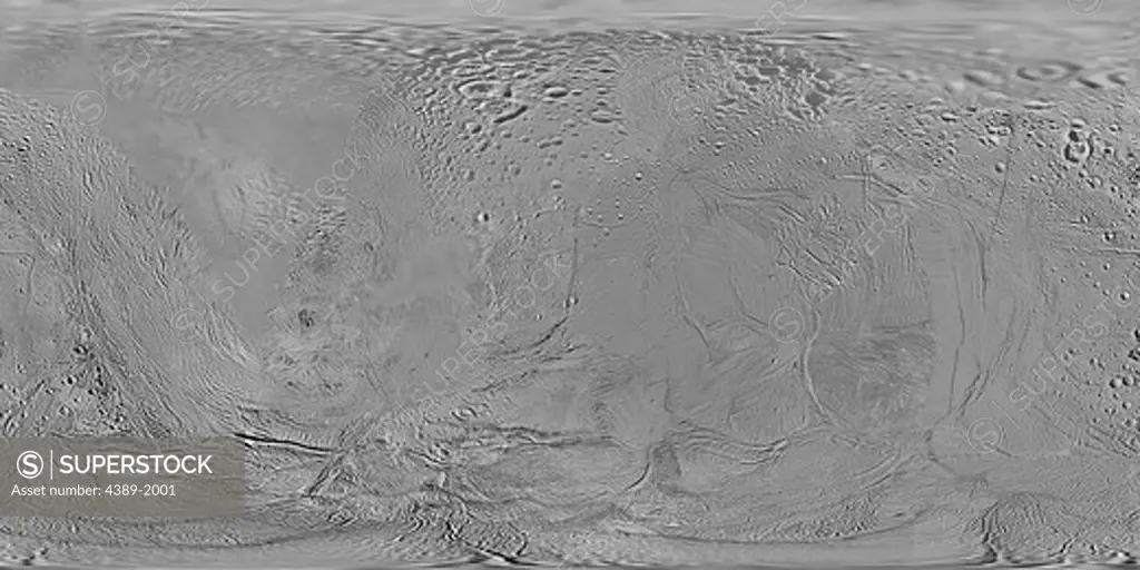 Map of Enceladus