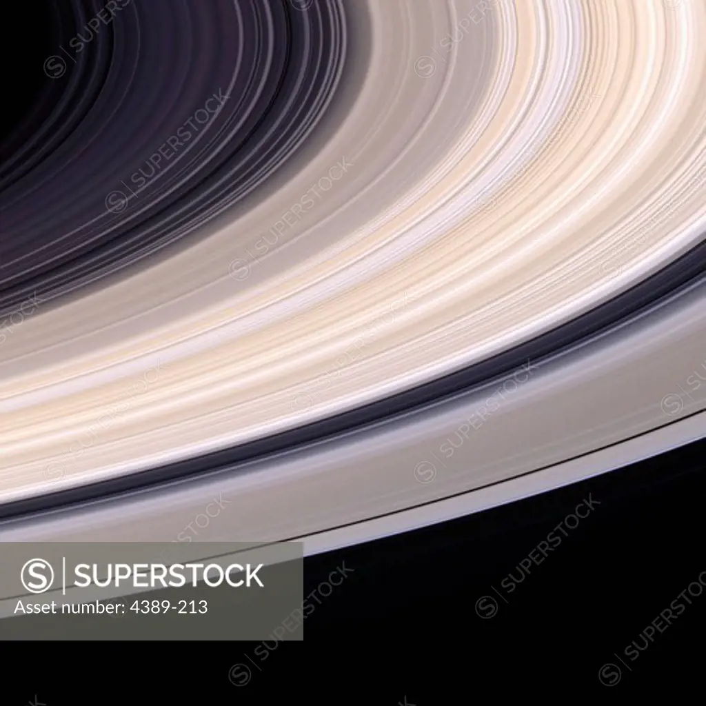 Saturn's Amazing Rings in Natural Color , From Cassini