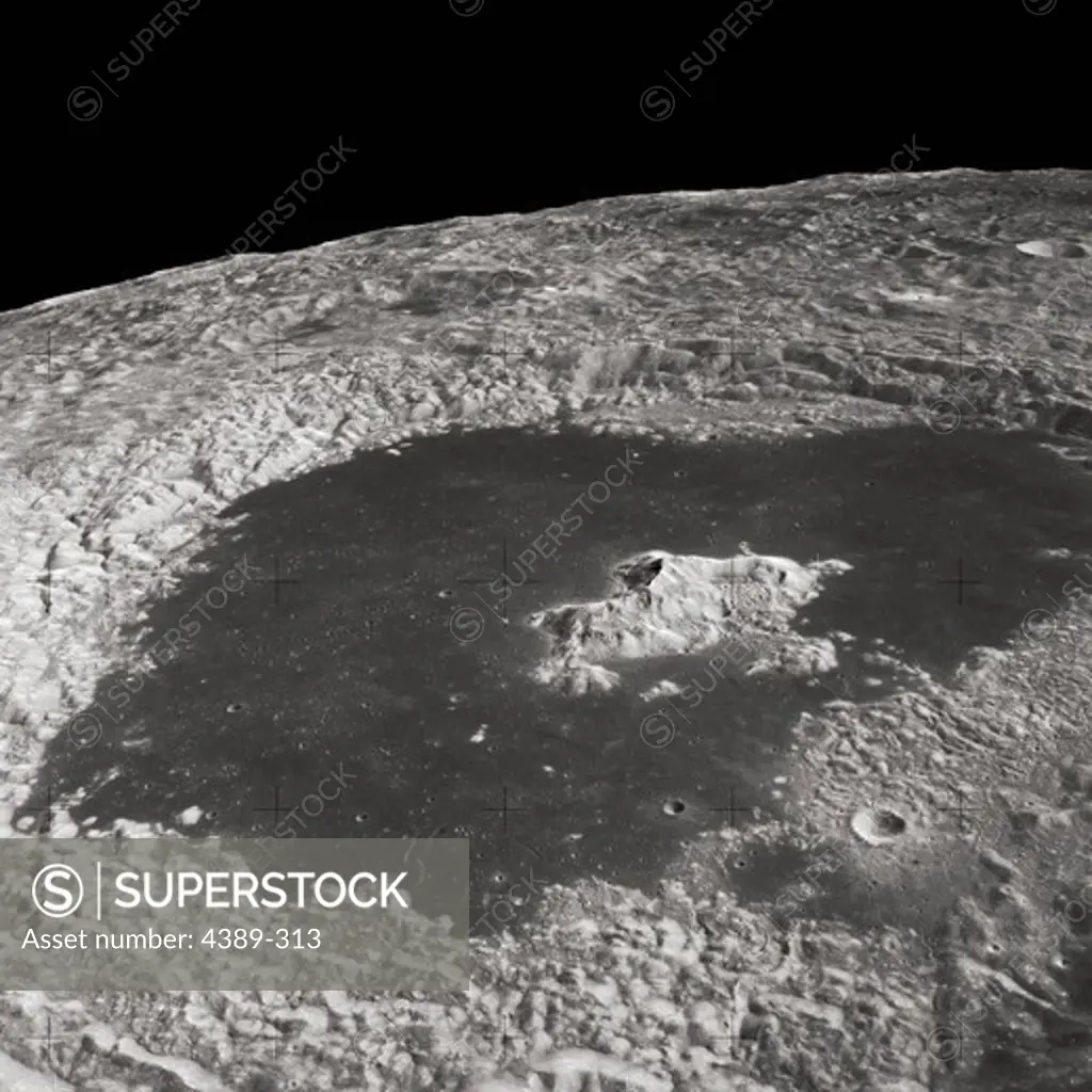 Apollo 15 - A Close Up View of Tsiolkovsky Crater