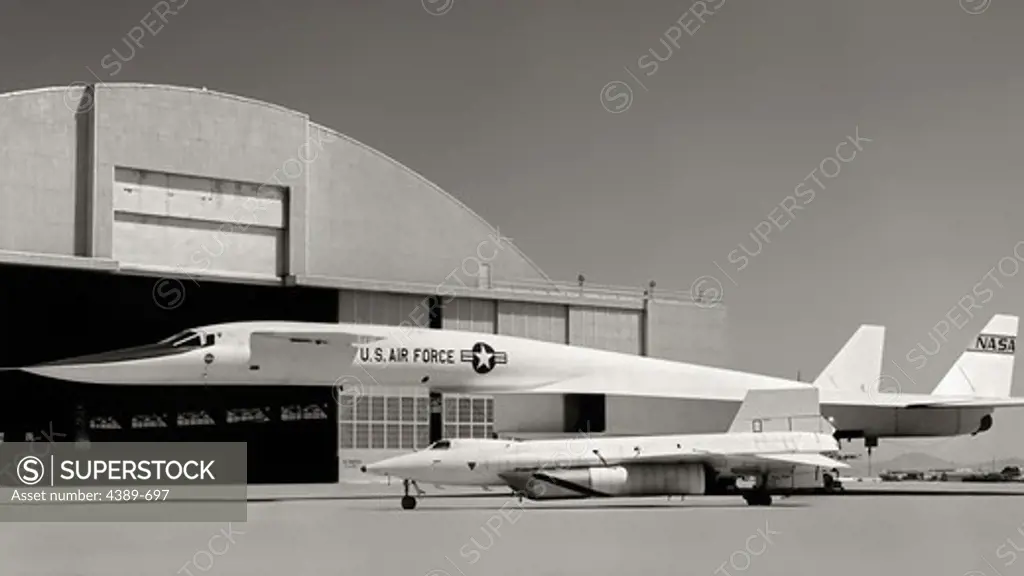 XB-70A Valkyrie and X-15