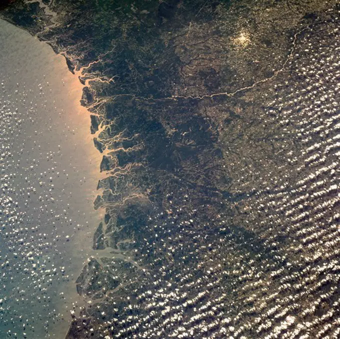 The Georgia Coast from Space