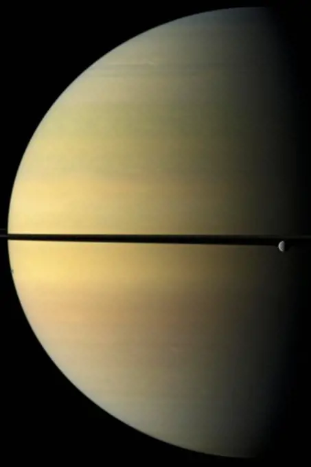 Saturn and Rhea