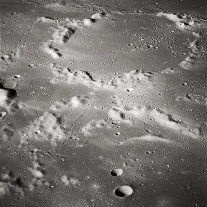 Apollo 16 - Ancient Moon Craters