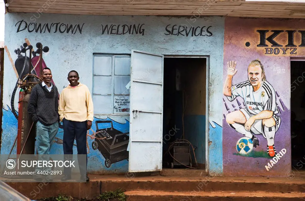 Downtown Welding Services, outskirts of Nairobi, Kenya