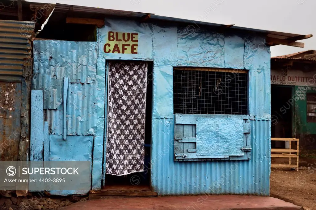 Blue Café, Nairobi, Kenya.