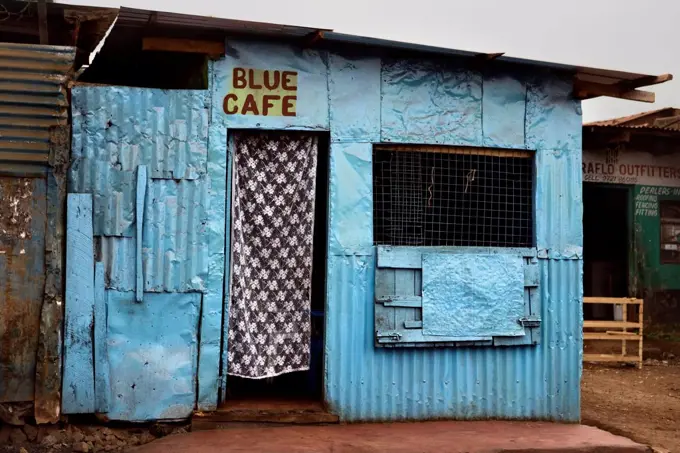 Blue Café, Nairobi, Kenya.