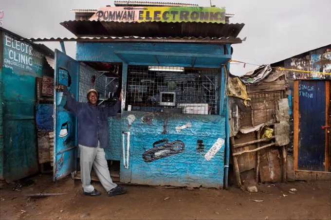 Pumwani Electronics, Nairobi, Kenya.