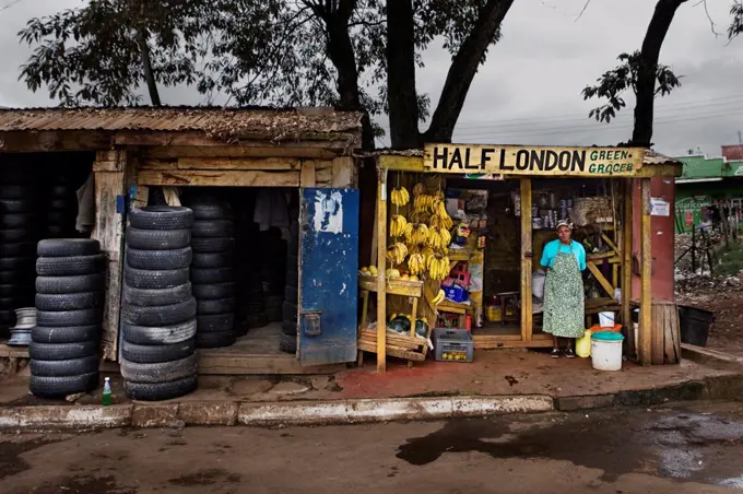 The Half-London greengrocer, Nairobi, Kenya.