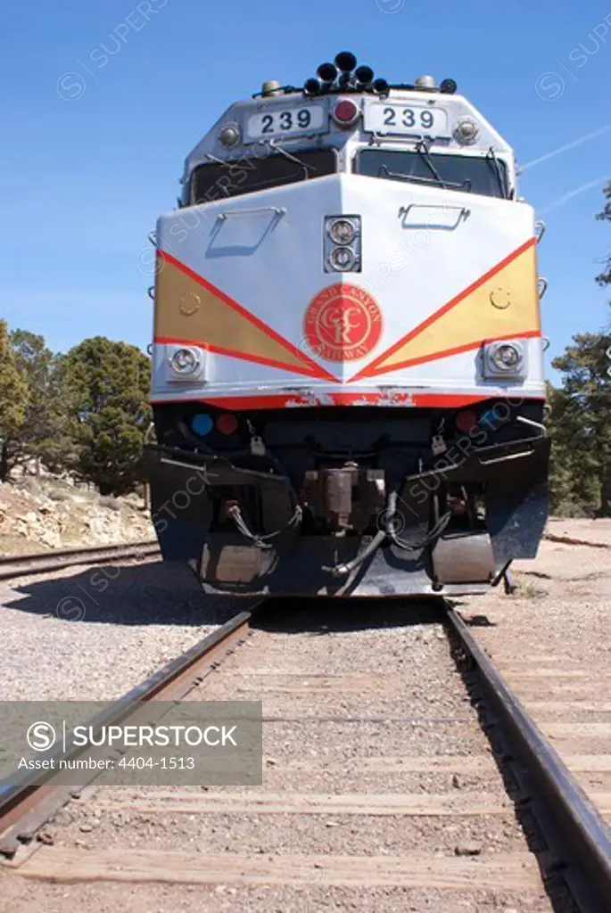 USA, Arizona, Grand Canyon National Park, Grand Canyon locomotive