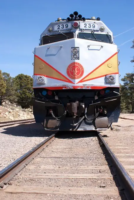 USA, Arizona, Grand Canyon National Park, Grand Canyon locomotive