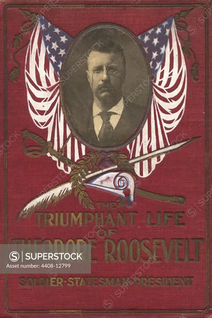 Triumphant Life of Theodore Roosevelt, Book Cover