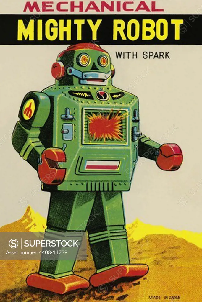 Mechanical Mighty Robot, Robots, ray guns & rocket ships