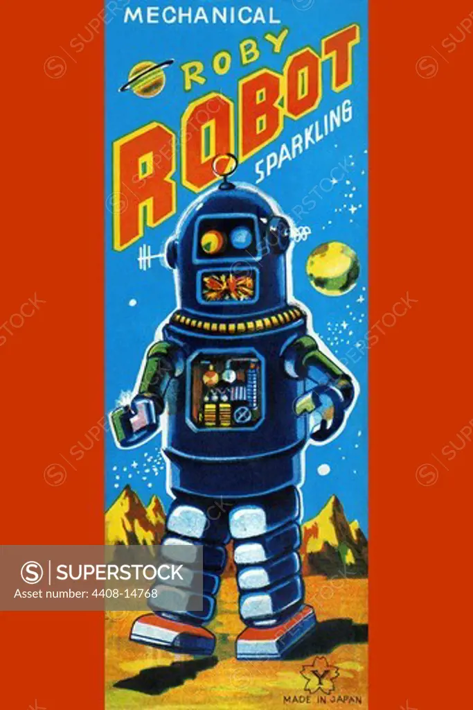 Roby Robot, Robots, ray guns & rocket ships