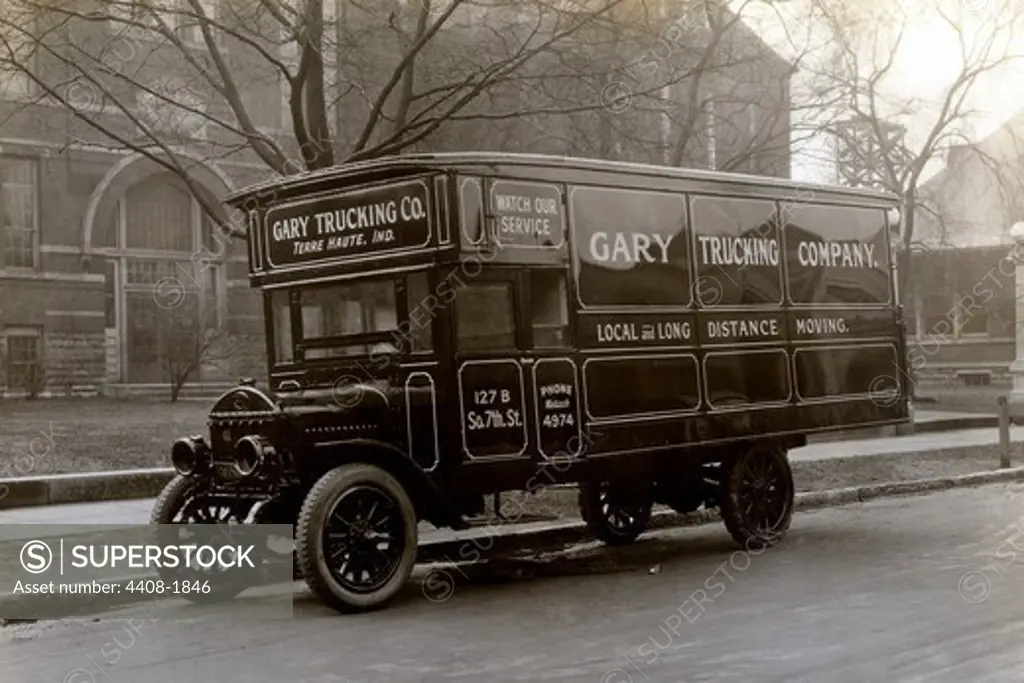 Gary Trucking Co. Moving Truck, Trucks