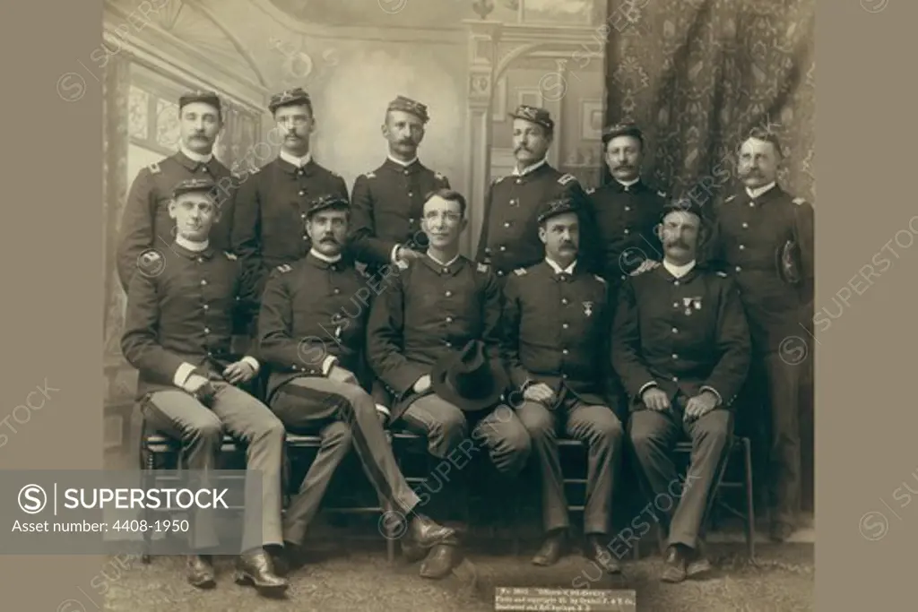 Officers of the 9th Cavalry, Wild West