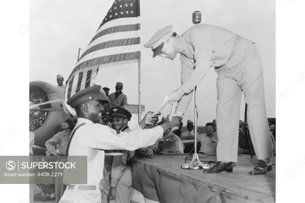 Pilot's Diploma at Tuskegee Airfield, Alabama, African-Americans