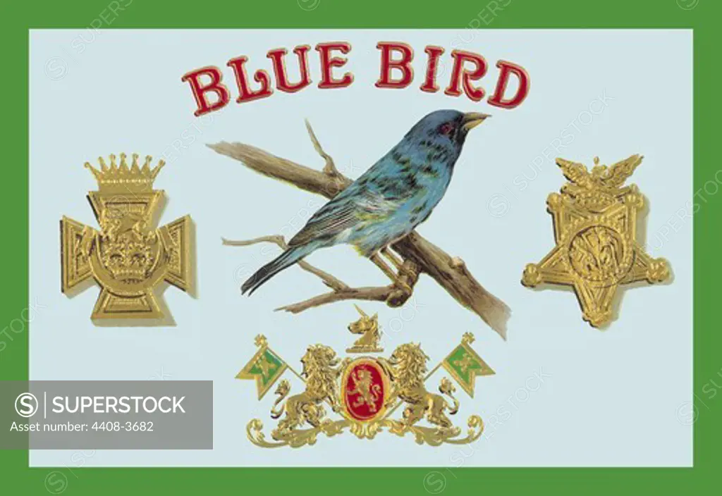 Blue Bird Cigars, Cigar Labels