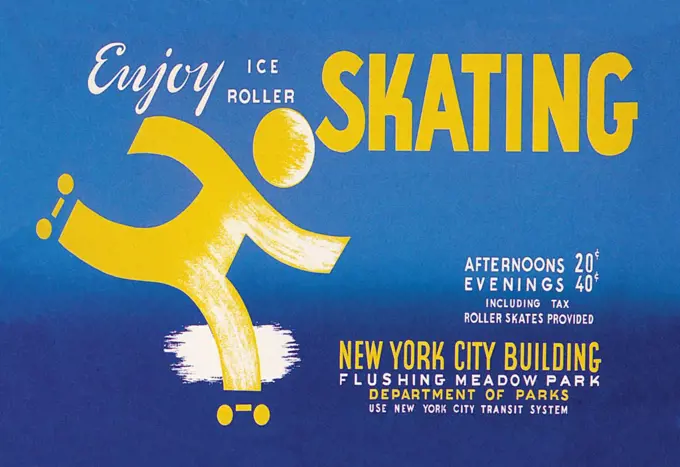 Enjoy Ice or Roller Skating, WPA