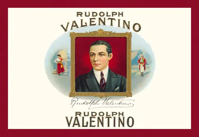 Rudolph Valentino Cigars, Cigar Labels