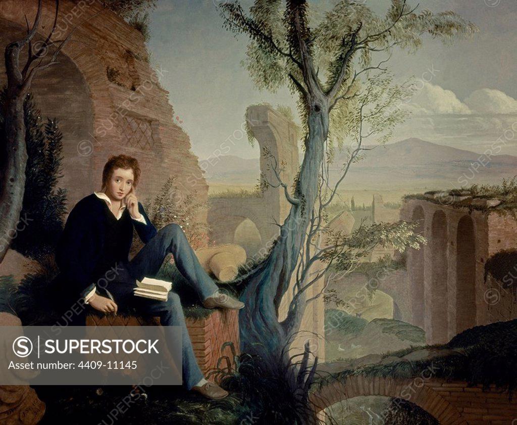 Shelley in the Baths of Caracalla. Rome, Keats-Shelley collection