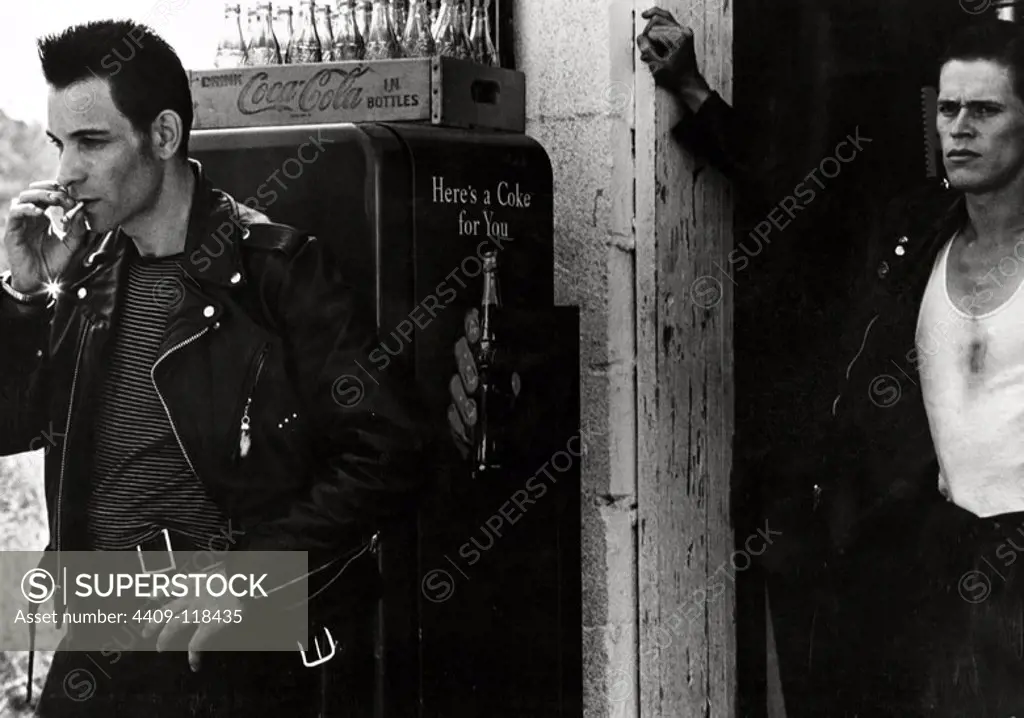 WILLEM DAFOE and ROBERT GORDON in THE LOVELESS (1982), directed by KATHRYN BIGELOW.