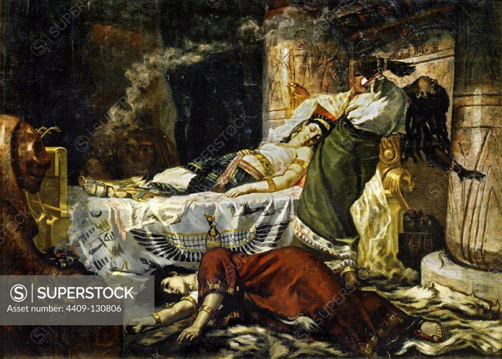 Juan Luna The Death of Cleopatra 1881 Oil on canvas. Museum