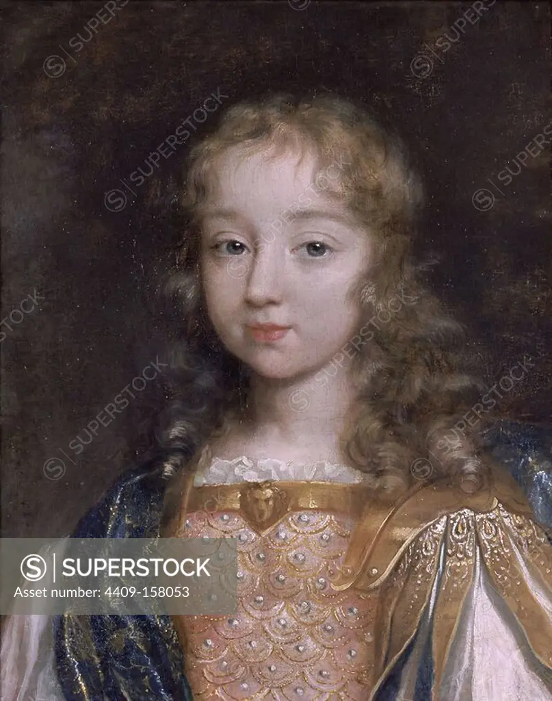 RETRATO DE LUIS XIV NIÑO - SIGLO XVII - BARROCO FRANCES. Author: French Master Anonymous. Location: MUSEO PALACIO. Versailles. France. LUIS XIV DE FRANCIA (1643-1715) EL REY SOL.